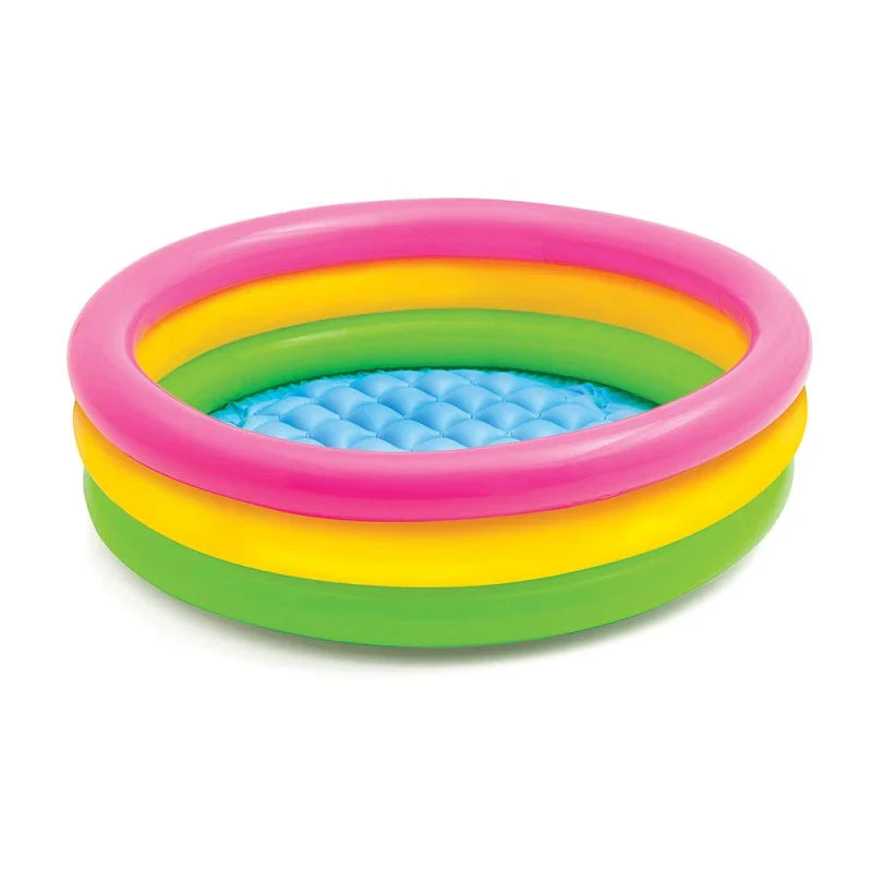 💧 Piscina para Bebé 👶 FONDO ACOLCHONADO Sunset Glow 60cm