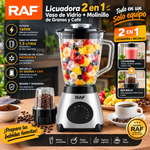 🥤 Licuadora 2 en 1 RAF – Potencia, Versatilidad y Sabor en un Solo Equipo