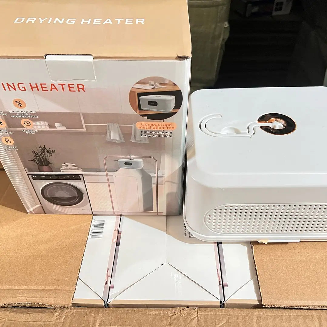 Secadora Ropa 🥼👔 Portátil Compacta con Luz UV Azul y Temporizador⌚