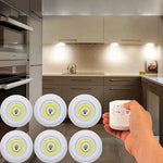 Set Luz Led Inalambricas Control Remoto