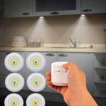 Set Luz Led Inalambricas Control Remoto