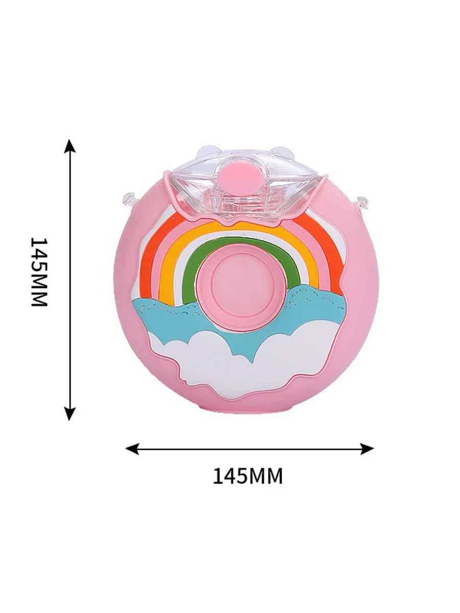 Botella de Agua Forma de Dona para Niños