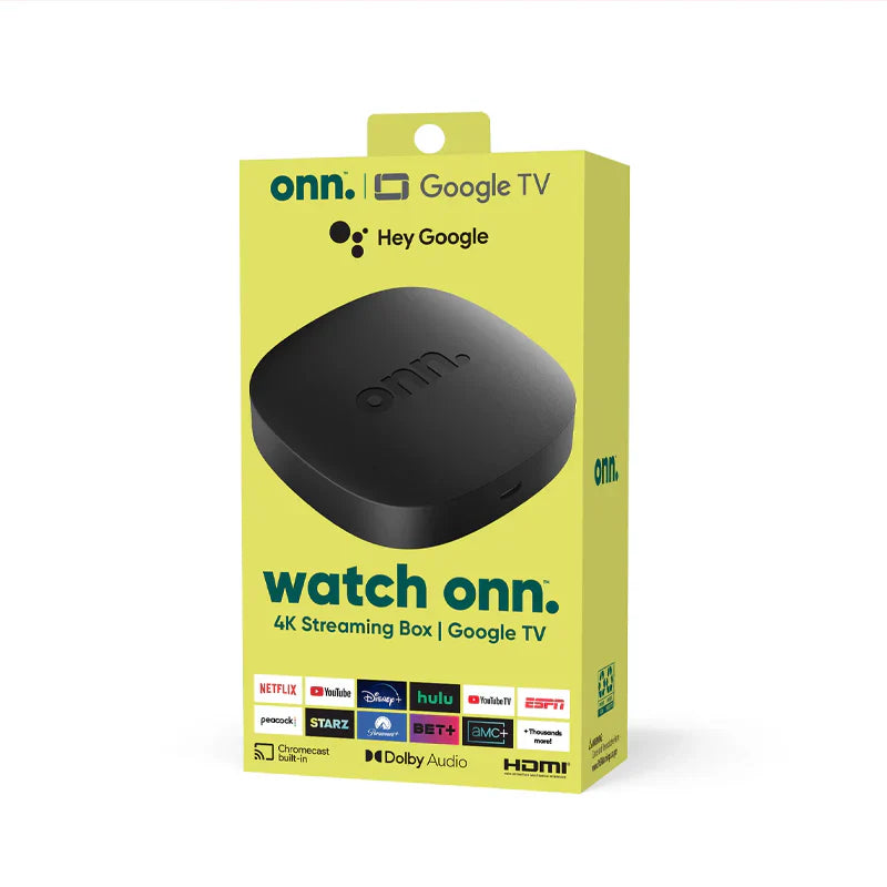 ONN Google TV 📺 - 4K - Streaming 📶+ 800 Canales Gratis en HD