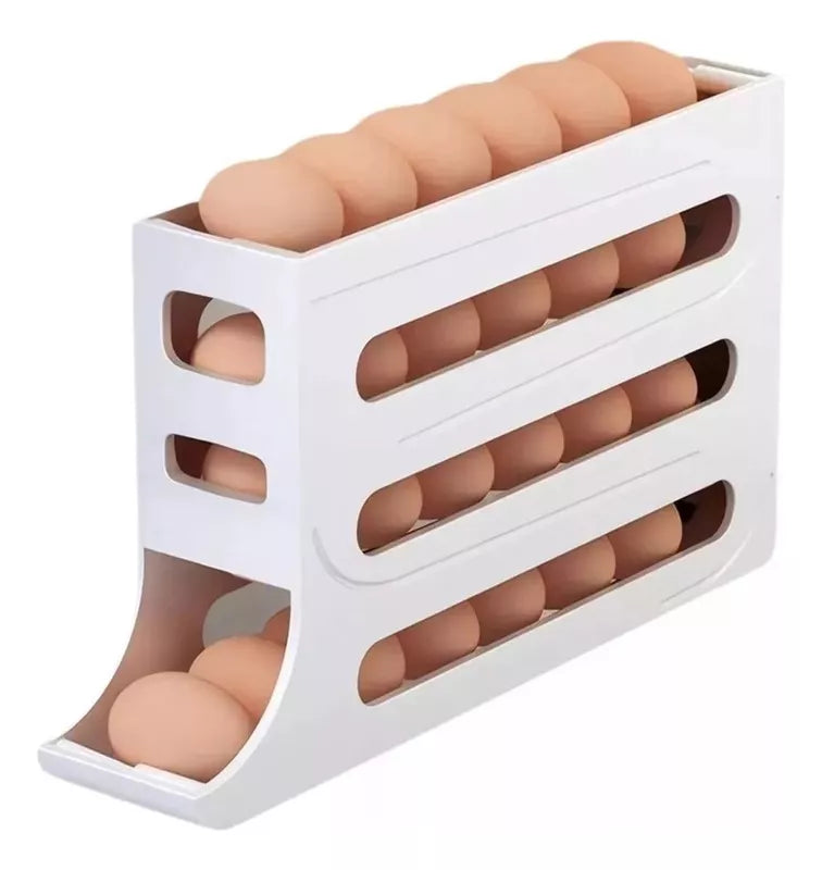 Organizador y Dispensador Automático de Huevos 🥚 30 Unidades🥚✅