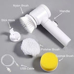 Cepillo de Limpieza Recargable 🔋 Magic Brush 5 en 1
