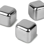 Set de Cubos de Acero para Enfriar Bebidas