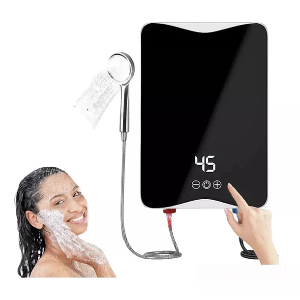 Calentador de Agua 💧🔥🌡️ + Ducha🚿 + Kit de Instalación🔧