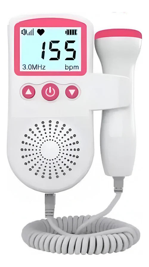Doppler Fetal Digital 🖥️🔋 – Escucha el latido de tu bebé 👶 en casa 🏠
