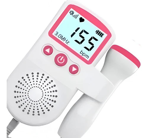 Doppler Fetal Digital 🖥️🔋 – Escucha el latido de tu bebé 👶 en casa 🏠
