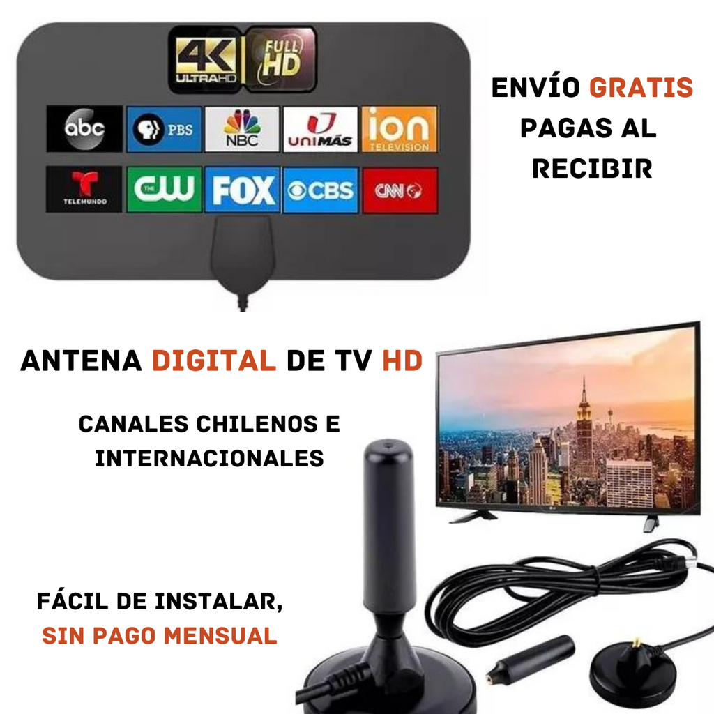 ANTENA DIGITAL TV  HD 📺📡