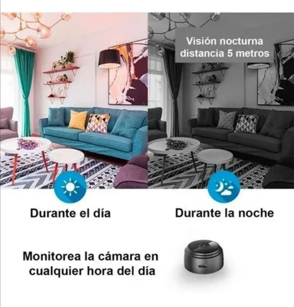 Mini Cámara de Vigilancia inalámbrica  1080P HD