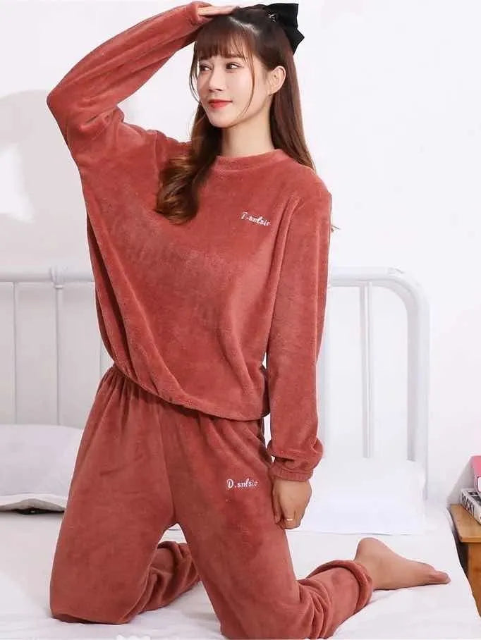 Pijama  Conjunto De Invierno Plush Unisex