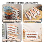 Organizador y Dispensador Automático de Huevos 🥚 30 Unidades🥚✅