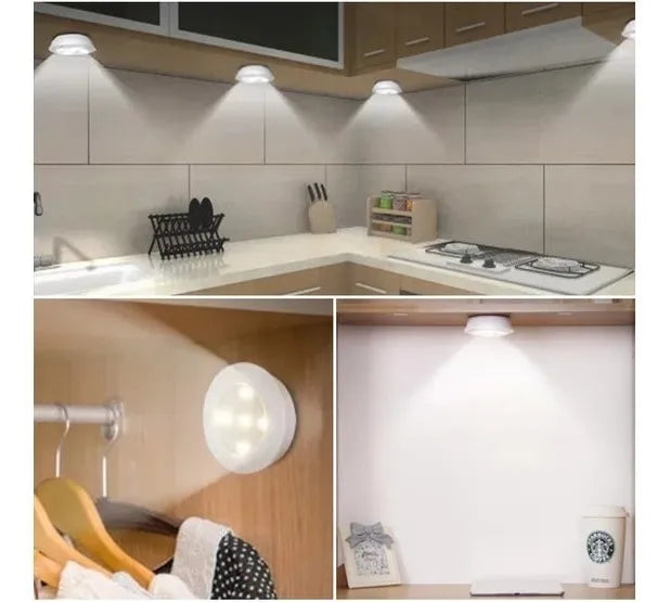 Set Luz Led Inalambricas Control Remoto