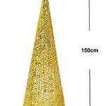 Árbol Pino Navidad 🎄Glitter Triangular Con Luces LED🎅