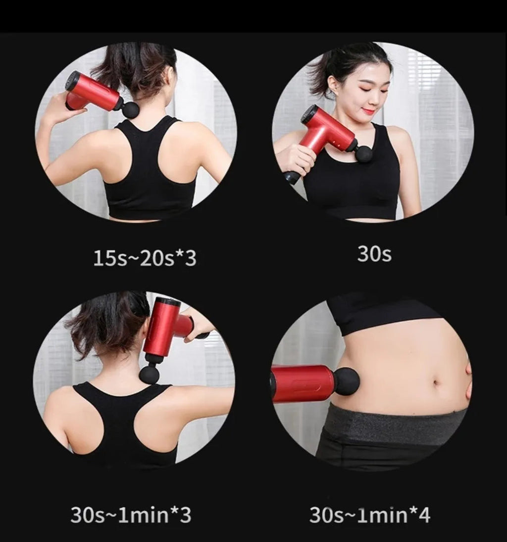 Pistola Masajeadora Muscular 💪🦵 Recargable🔋