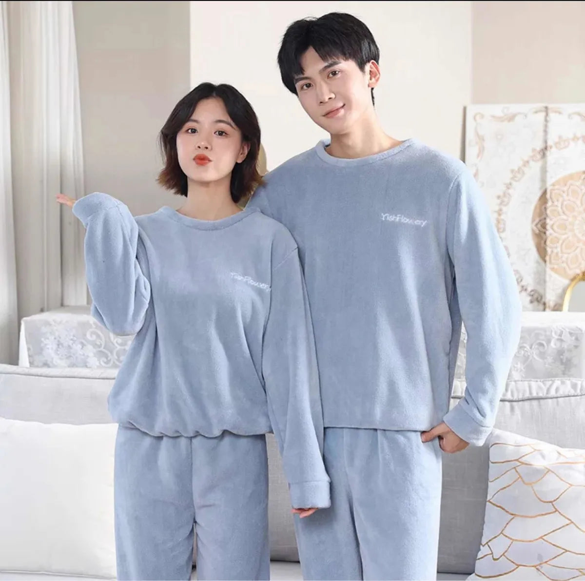 Pijama  Conjunto De Invierno Plush Unisex