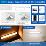 Barra LED 💡 Recargable 🔋 Con Sensor Movimiento