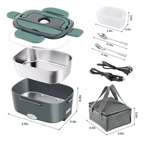 Lonchera Térmica 🌡️ Multiusos Eléctrica🍖🍗🍝