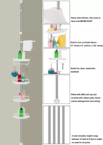 Organizador de Ducha Expandible 🛁💧