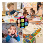 Set 80 Marcadores Doble Punta Con Estuche Plumones Artístico🔴🟠🟡🟢🔵⬛