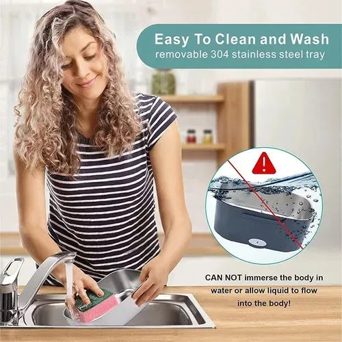 Lonchera Térmica 🌡️ Multiusos Eléctrica🍖🍗🍝