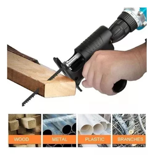 Drillhelper ⚙️- Adaptador de sierra eléctrica 🪚 para Taladro