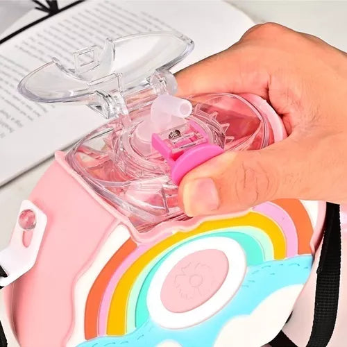 Botella de Agua Forma de Dona para Niños