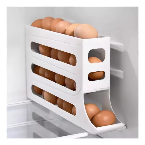 Organizador y Dispensador Automático de Huevos 🥚 30 Unidades🥚✅
