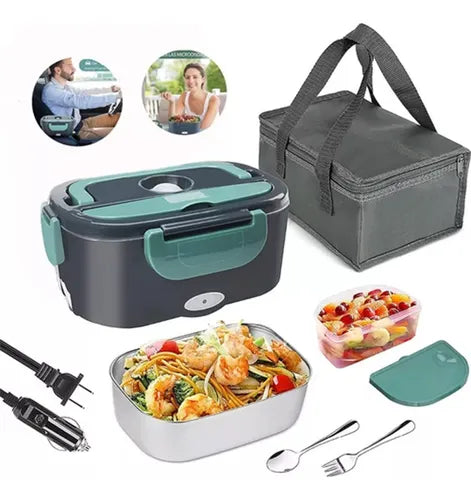 Lonchera Térmica 🌡️ Multiusos Eléctrica🍖🍗🍝