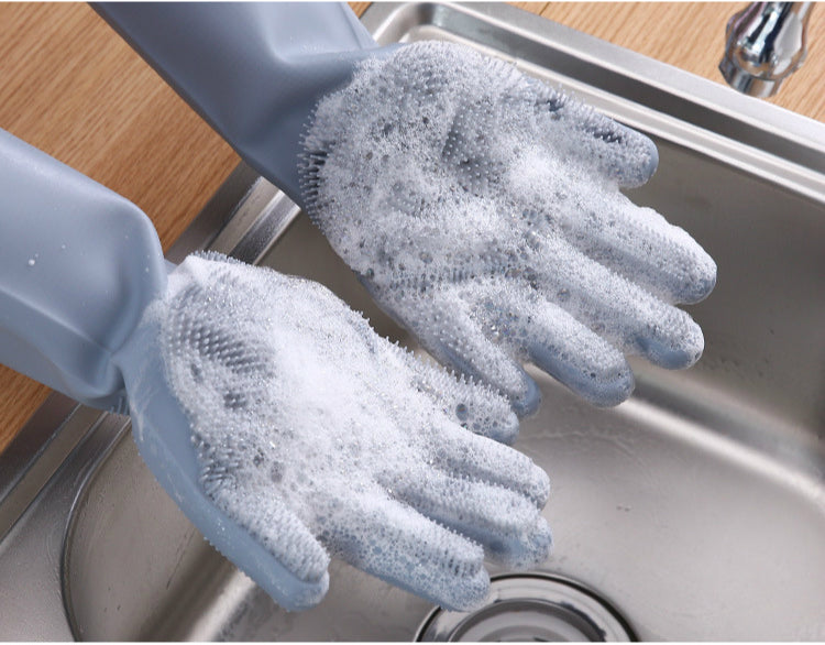 Guantes de Silicona para Limpieza