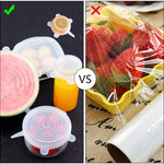 Tapas Silicona para Alimentos (6 Unidades)