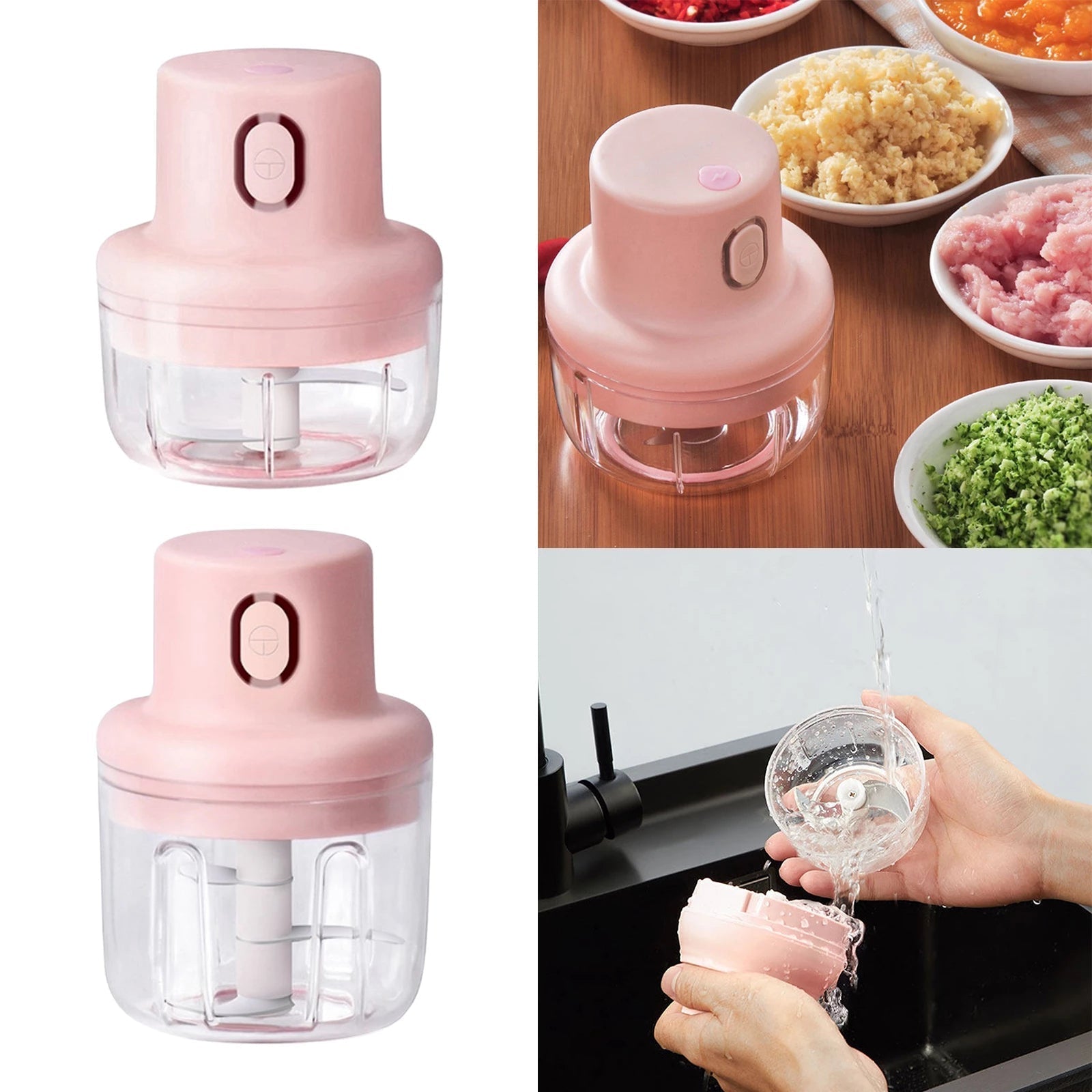 Picadora Eléctrico 🏆 USB Recargable 🔋