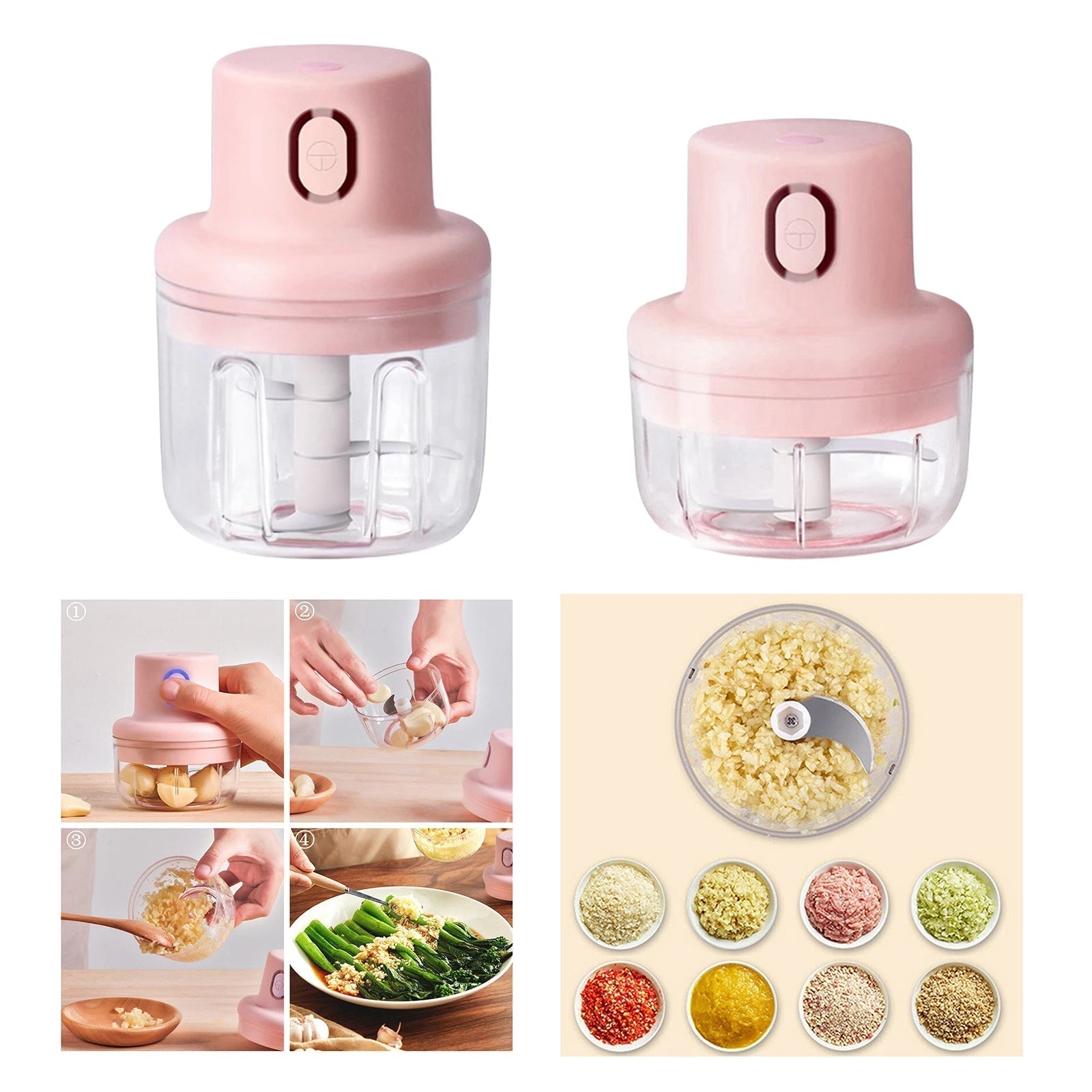 Picadora Eléctrico 🏆 USB Recargable 🔋