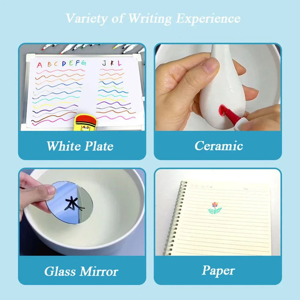 Marcadores Mágicos  💧🟡🔴🟢🟣🔵  Pintura al agua para niños 👶