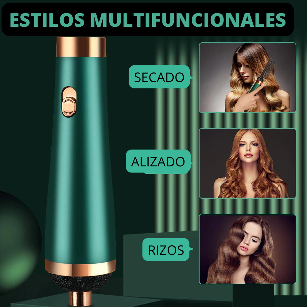 Cepillo Secador/Alizador/Rizador  3 en 1