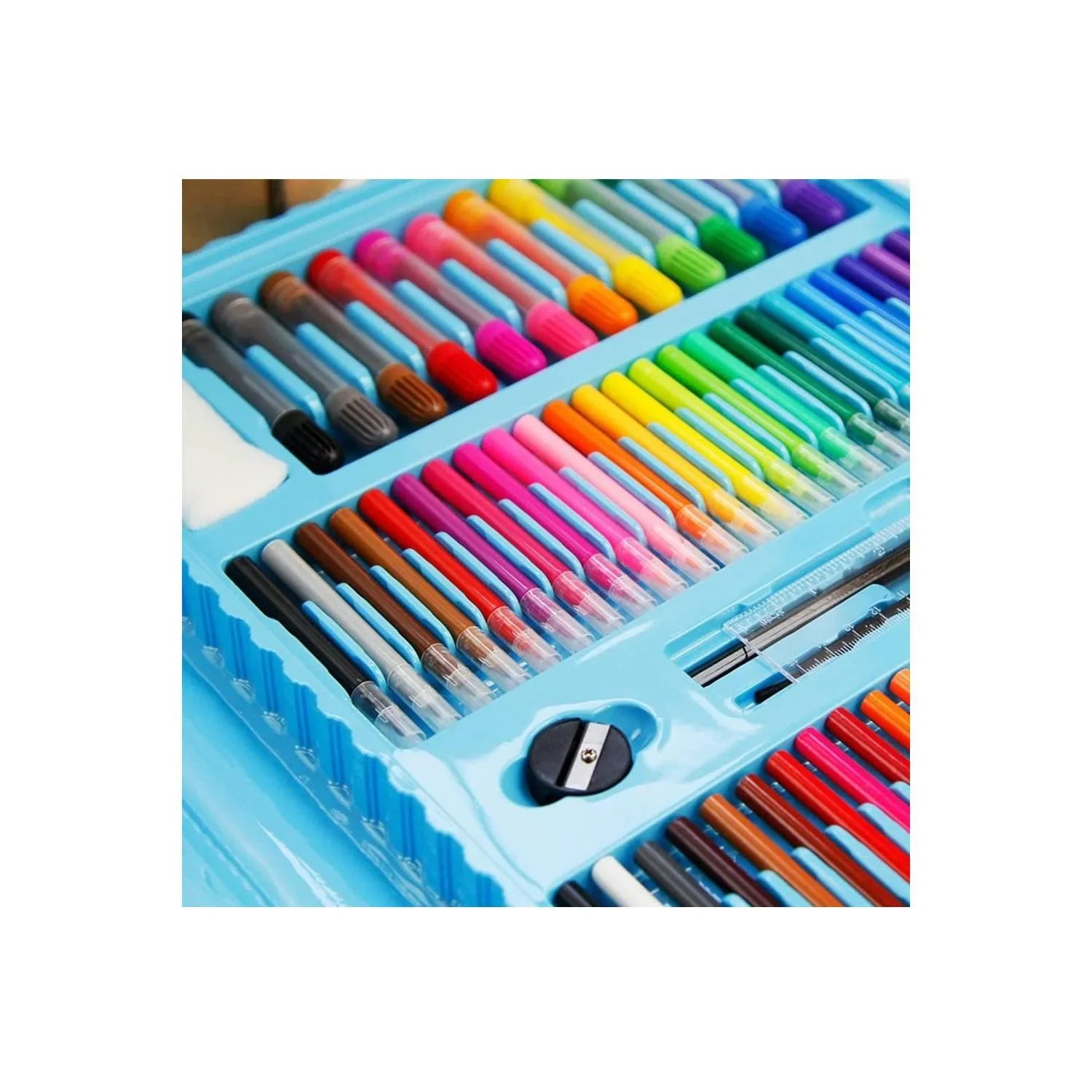 Set Kit Colores Juego Arte/Dibujo Creativo Infantil -208 Pcs 🔴🟢🔵🟡