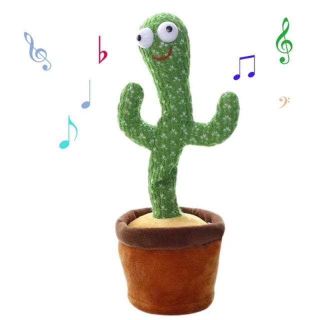 Cactus Bailarin con Repetidor de Voz y Música