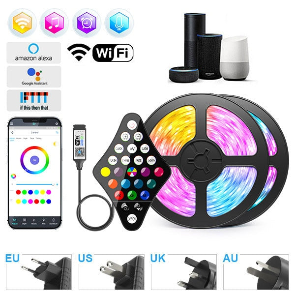 Cinta  LED RGB de 5Mts Bluetooth con Control