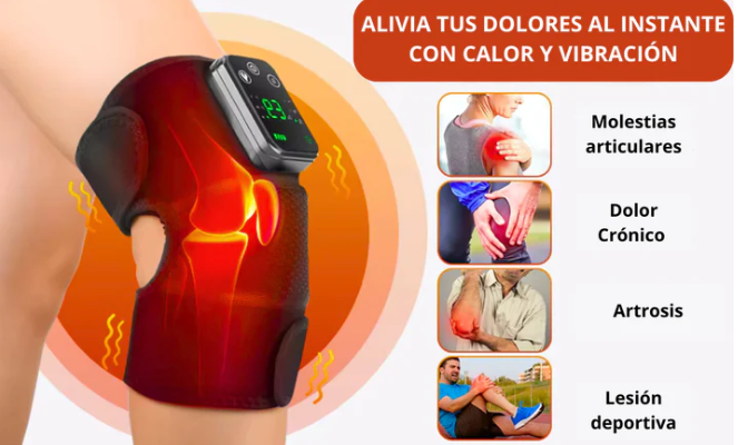 MASAJEADOR TERMICO🌡️ | DESCANSA Y ALIVIA RAPIDO EL DOLOR🦵